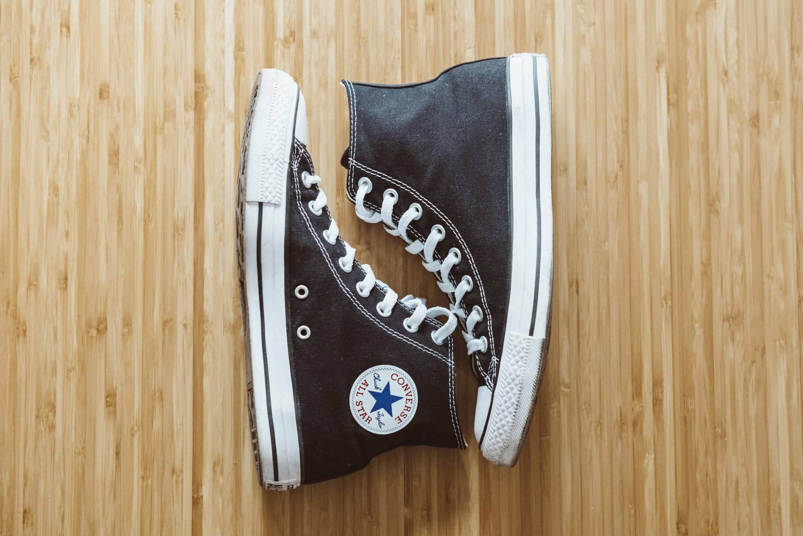 Converse All-Star high-top shoes.