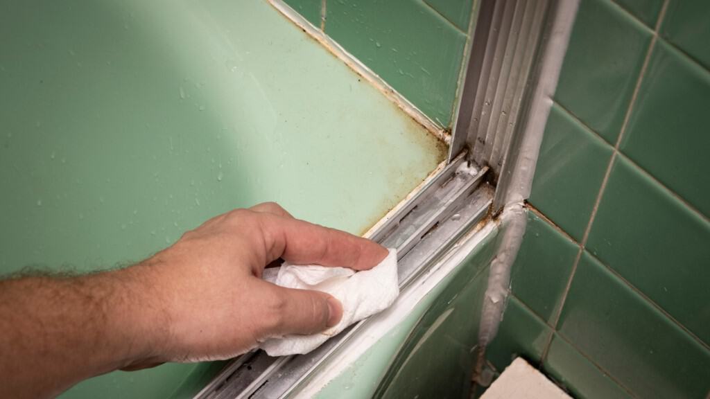 How to Clean Shower Door Tracks