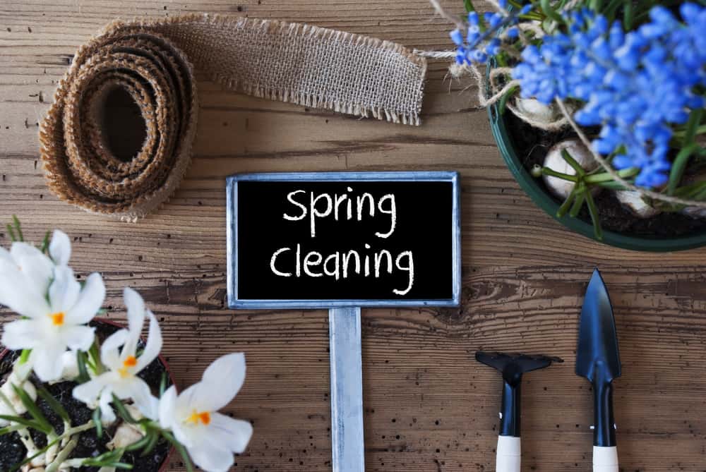 Spring cleaning checklist.