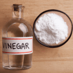 Vinegar and baking soda.