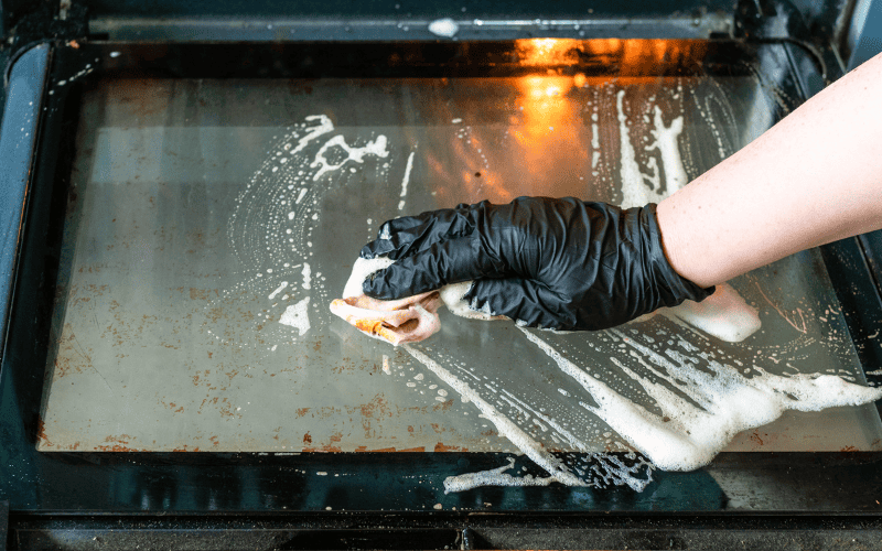 How to Clean Glass Oven Doors