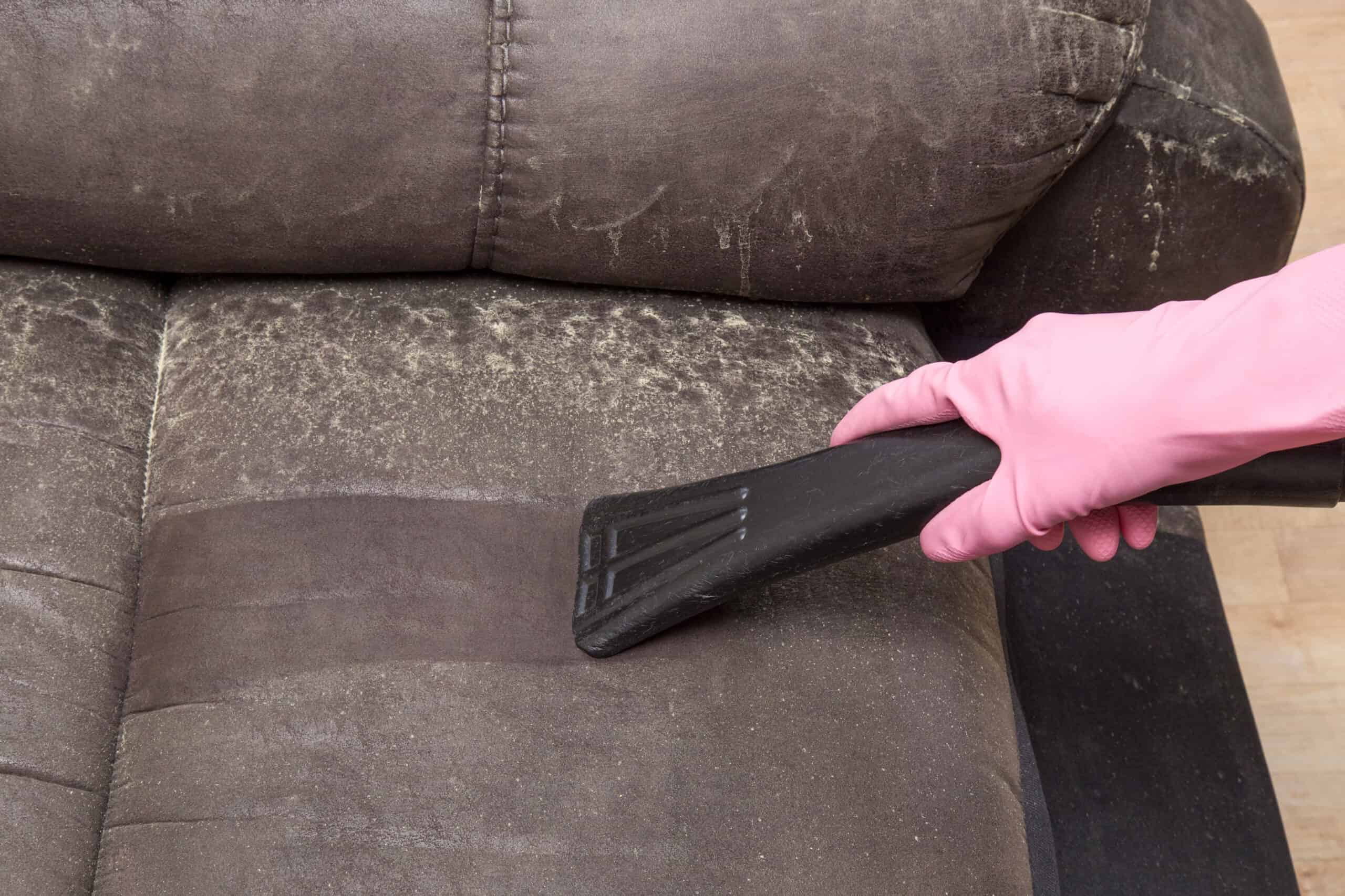 How to clean a used couch.