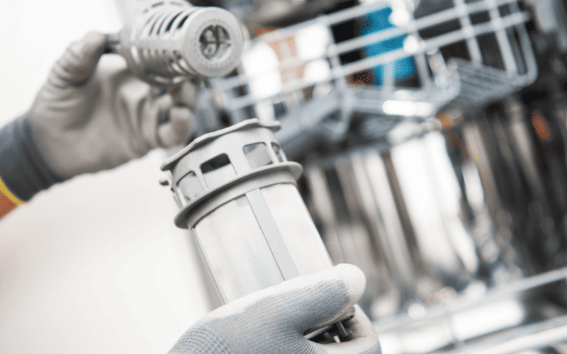 Dishwasher smells bad