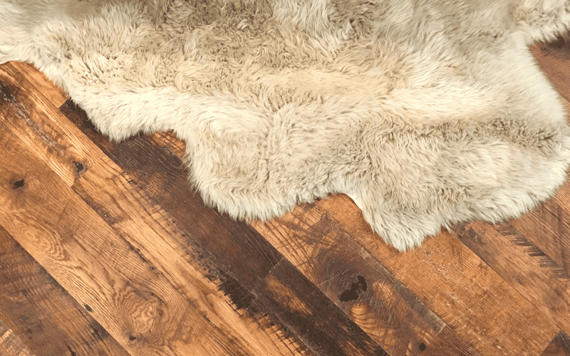 How to clean a sheepskin rug