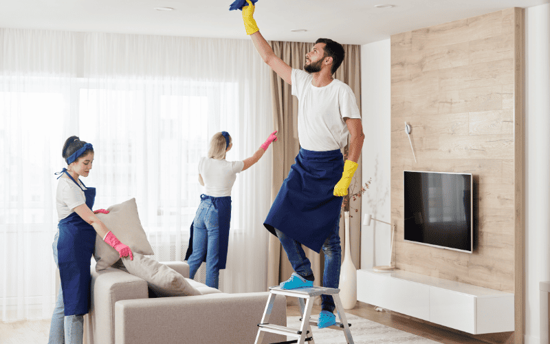 A professional cleaning service in San Diego providing time-saving convenience and quality assurance