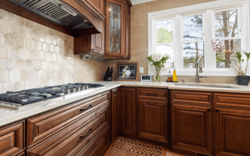 How to clean wooden kitchen cabinet