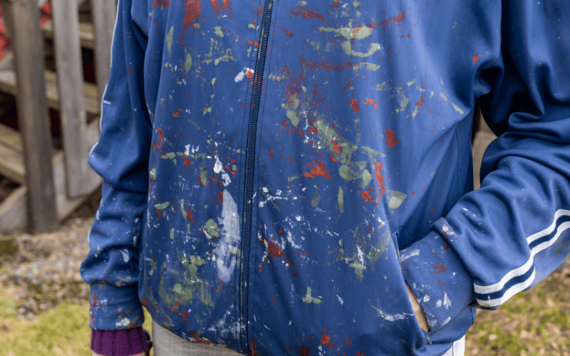 How to get paint stain out of clothes