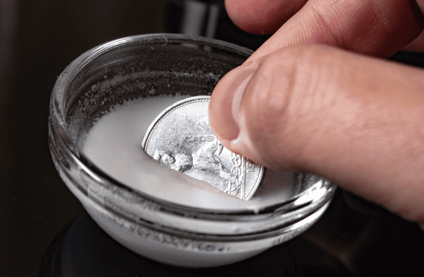 Best way to clean old coins