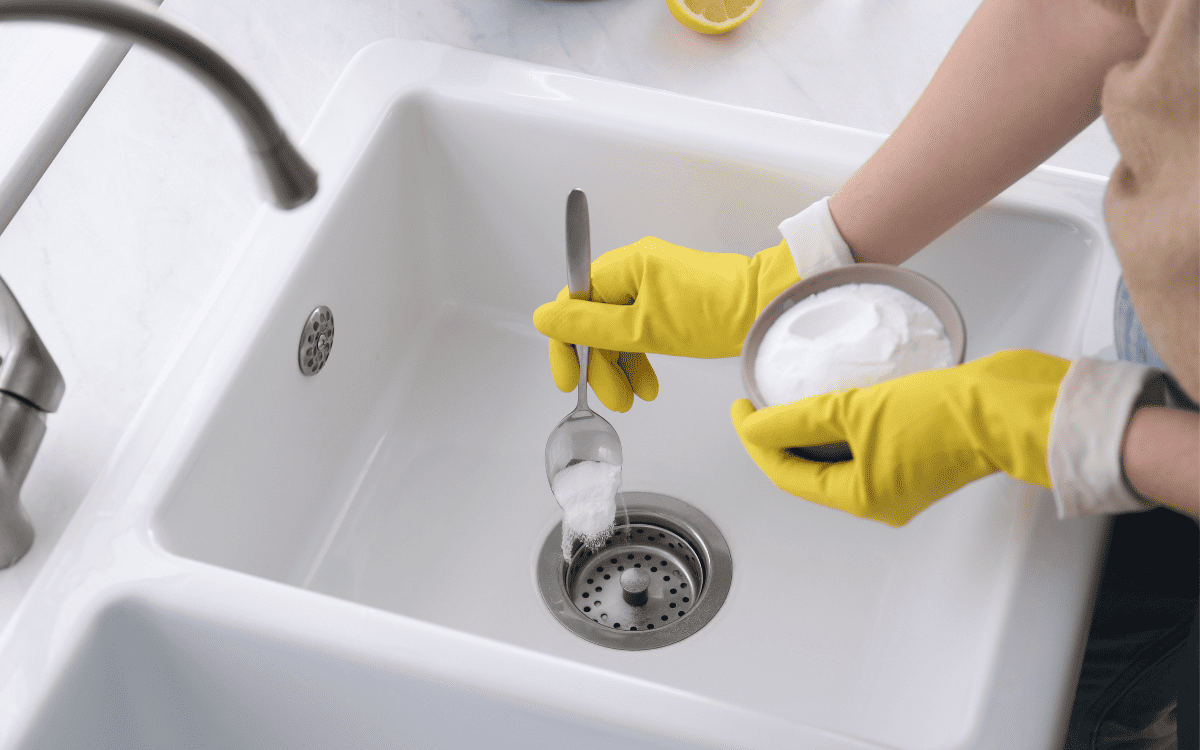 How to clean a smelly drain