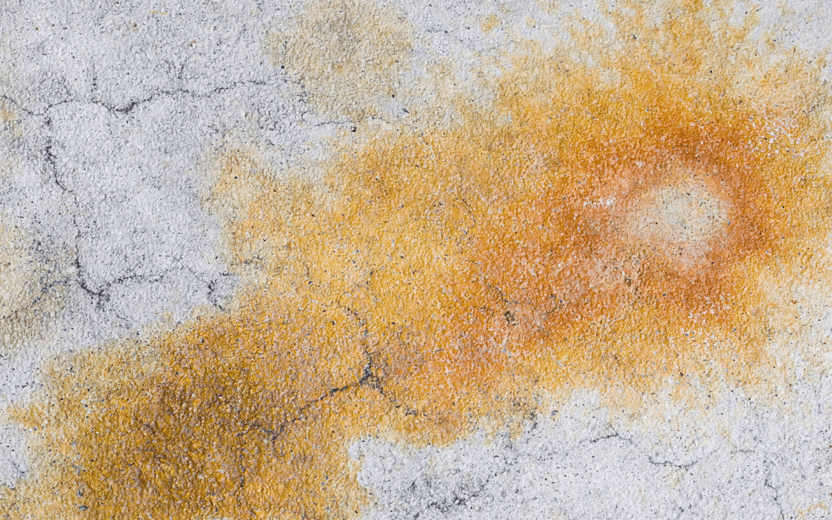 How to remove rust stains from concrete